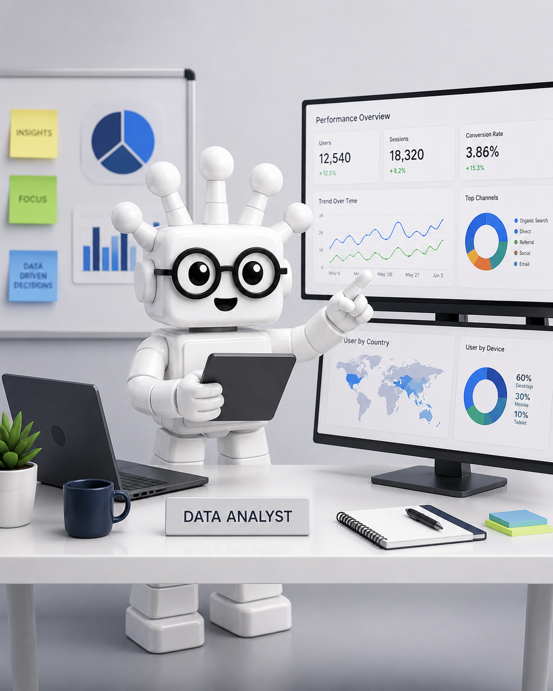 Data Analyst Resora character